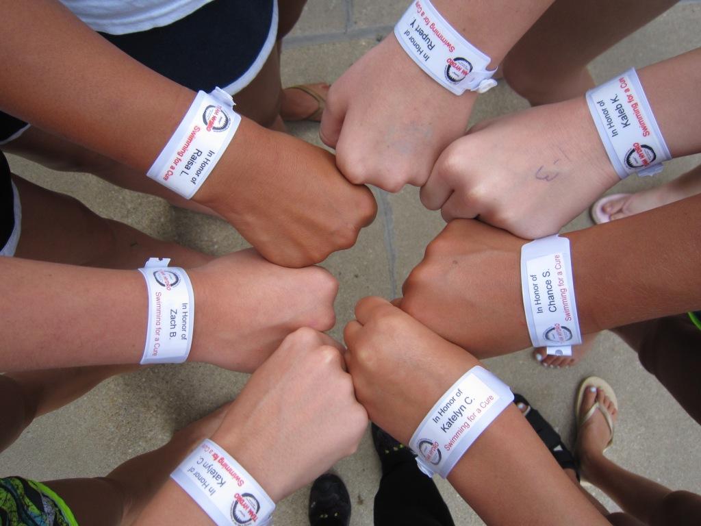 Hospital wristbands with patient names for community events